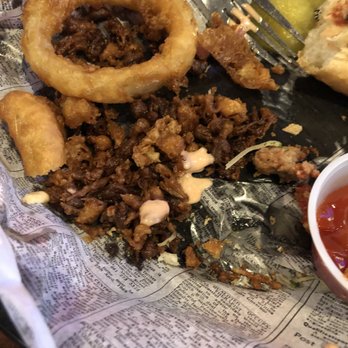 Carbone's Pizzeria - Northfield - They dropped all the left over's from the Fryer basket in with the onion rings .. - Pizza Near Me - Northfield, Minnesota