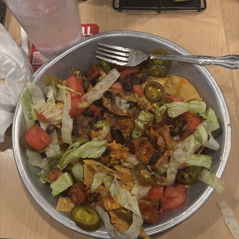 BBQ Tofu Nachos