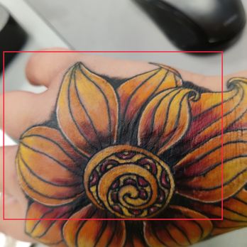 Sacred Rose Tattoo - Multiple gaps in shading - Tattoo Near Me - Berkeley, California