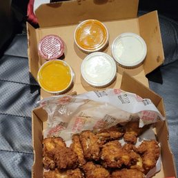 a box of fried chicken