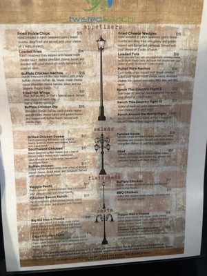 Menu photo 1 Twisted Ranch St. Louis, MO