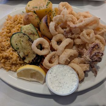 Greek Tycoon Restaurant - Calamari dinner - Greek Near Me - Whitby, Ontario