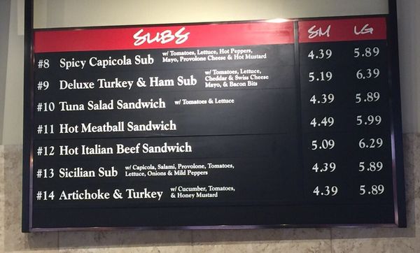 Menu photo 1 Gino's Italian Deli Middleton, WI