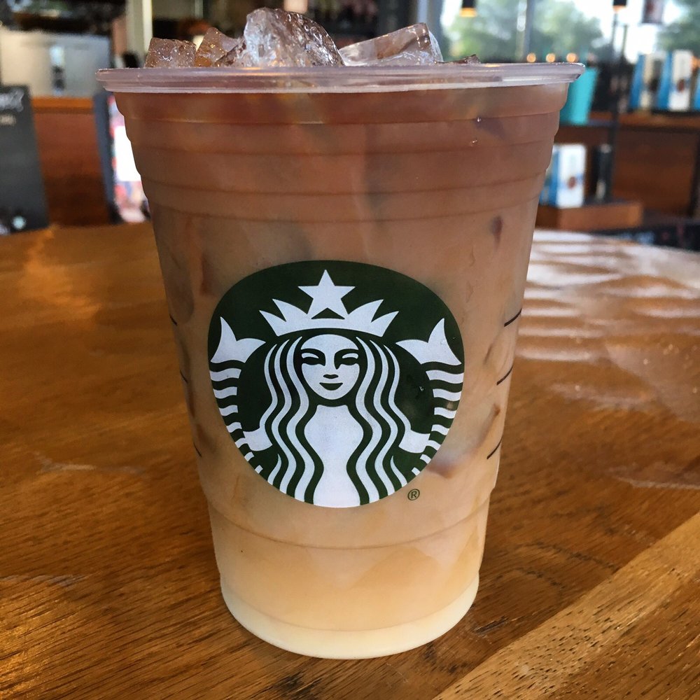 Starbucks - Iced doppio over ice with milk - Coffee & Tea Near Me - Rockville, Maryland