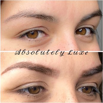 Absolutely Luxe - Ombré Eyebrow Shading -soft natural look - Eyebrow Services Near Me