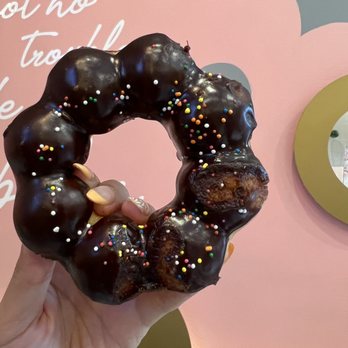 Milkvue Handcrafted Donuts + Coffee - Chocolate (it got smushed!) - Donuts Near Me - Gig Harbor, Washington Milkvue Handcrafted Donuts + Coffee - Chocolate (it got smushed!) - Donuts Near Me - Gig Harbor, Washington