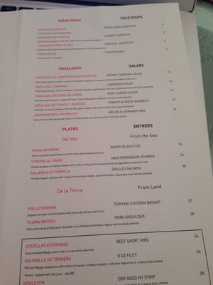 Menu photo 7 Lamoraga Naples, FL