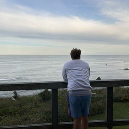 View from the private balcony