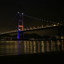 馬灣東灣泳灘 - 夜間的海灘~