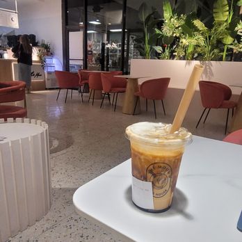 The Moon Coffee - The flame ice latte - Bubble Tea Near Me - Costa Mesa, California The Moon Coffee - The flame ice latte - Bubble Tea Near Me - Costa Mesa, California