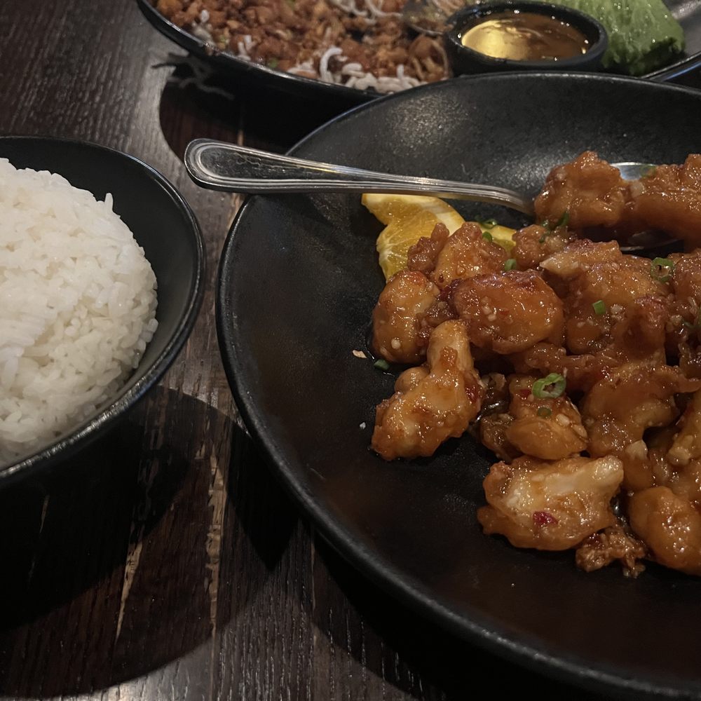 P.F. Chang's - Orange chicken and white rice - Chinese Near Me - Tulsa, Oklahoma P.F. Chang's - Orange chicken and white rice - Chinese Near Me - Tulsa, Oklahoma