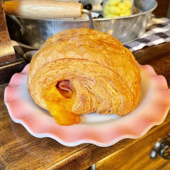 Mr. Meowski’s Sourdough - Ham & Cheese croissant. So buttery and flaky. - Bakeries Near Me - St Charles, Missouri