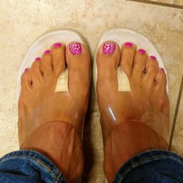 I enjoyed a very relaxing pedicure.