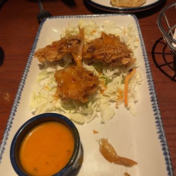 Red Lobster - Crab-stuffed Shrimp Rangoon with sweet chili sauce. - Seafood Near Me - Reno, Nevada Red Lobster - Crab-stuffed Shrimp Rangoon with sweet chili sauce. - Seafood Near Me - Reno, Nevada
