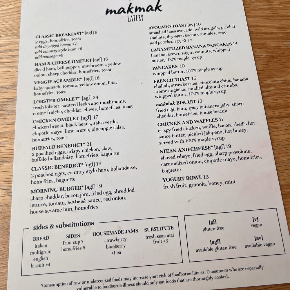 Makmak Eatery - Menu - Breakfast & Brunch Near Me - Cranston, Rhode Island Makmak Eatery - Menu - Breakfast & Brunch Near Me - Cranston, Rhode Island