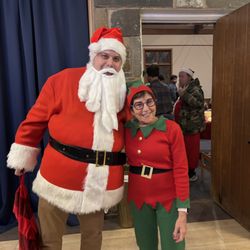 Church in Bethesda - Santa and the Elf