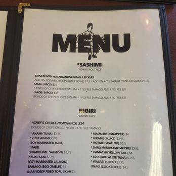 Takibi - Menu - Sushi Bars Near Me - Chicago, Illinois