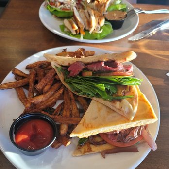 The Kitchen in Prospect Bar & Grill - Filet panini and chicken Lettuce wraps - New American Near Me - Prospect, Connecticut