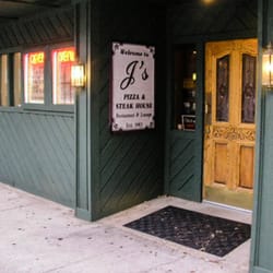 J's Pizza & Steak House - If I could change anything about their signage it would be to add "Famous" J's. Modesty proceeds greatness.