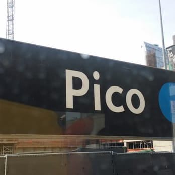 Pico Blue Line Station - Sign for Pico sta. - Public Transportation Near Me - Los Angeles, California Pico Blue Line Station - Sign for Pico sta. - Public Transportation Near Me - Los Angeles, California