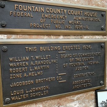 Fountain County Courthouse Murals - Art Tours Near Me - Covington, Indiana Fountain County Courthouse Murals - Art Tours Near Me - Covington, Indiana