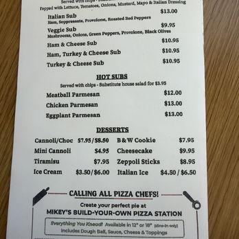 Mikey's Pizzeria - Menu - Pizza Near Me - Raleigh, North Carolina Mikey's Pizzeria - Menu - Pizza Near Me - Raleigh, North Carolina