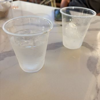 Dizzy Bird - Water cups - Chicken Shop Near Me - Irvine, California