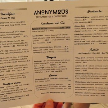 Anonymous Cafe - Coffee & Tea Near Me - Houston, Texas