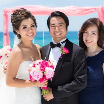 Allegro Event - Jeannie as our officiant on 6/12/14 @ Sunset Restaurant beach in Malibu, CA - Wedding Planning Near Me - Pasadena, California