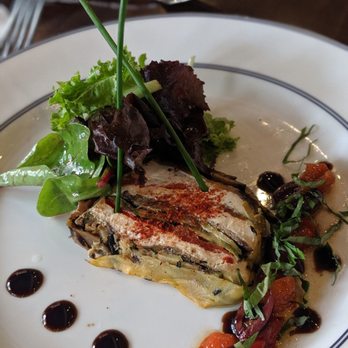 Maison Pucha Bistro - Grilled vegetable terrine - French Near Me - Houston, Texas Maison Pucha Bistro - Grilled vegetable terrine - French Near Me - Houston, Texas