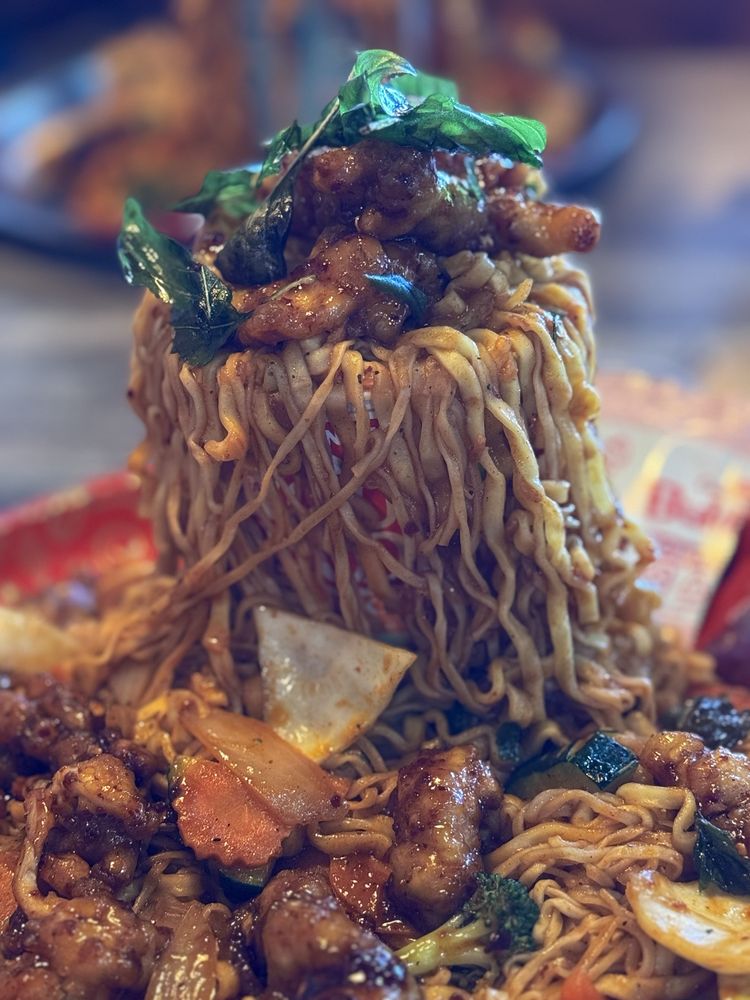 Food from Bangkok Grill & Knockout Cafe