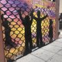 Photo of Barbed Wire Fence mural