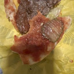 Just drain my burger in ketchup Just drain my burger in ketchup