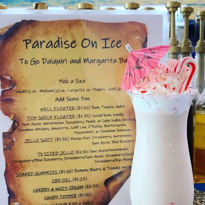 Menu photo 7 Paradise On Ice Daiquiris  Pflugerville, TX