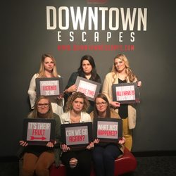 Downtown Escapes - We had THE best time at Downtown Escapes! Although we weren't able to escape, we had so much fun trying! We will absolutely be back again!!