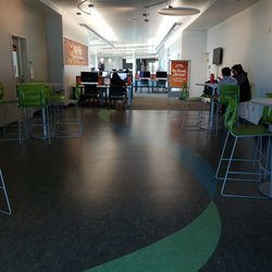 Island Brew's The Hub - Connected to the library through this area