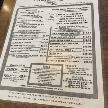 Island Krave - Menu 1/12/23 - Caribbean Near Me - Norfolk, Virginia Island Krave - Menu 1/12/23 - Caribbean Near Me - Norfolk, Virginia