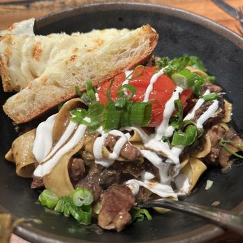 Sur at The Barnyard - Beef Stroganoff Dinner - New American Near Me - Carmel, California Sur at The Barnyard - Beef Stroganoff Dinner - New American Near Me - Carmel, California