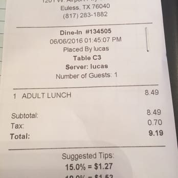 Yichiban Buffet - Lunch tab - Buffets Near Me - Euless, Texas