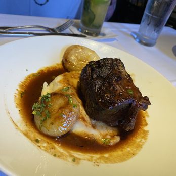 Tarpy's - Braised Short Rib with Roasted Garlic Mashed Potatoes. - New American Near Me - Monterey, California Tarpy's - Braised Short Rib with Roasted Garlic Mashed Potatoes. - New American Near Me - Monterey, California