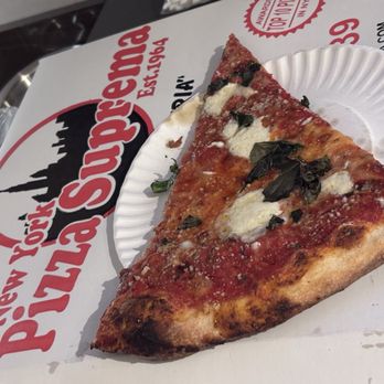 NY Pizza Suprema - Slice of Burrata to go. It's so good! - Pizza Near Me - New York, New York NY Pizza Suprema - Slice of Burrata to go. It's so good! - Pizza Near Me - New York, New York
