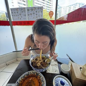Xi'an Food Bar - Cucumber salad, beef braised soup and pork mustard pickled veggie soup. - Chinese Near Me - Auckland, AUK