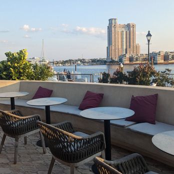 Maximón - The view from the outdoor bar - Latin American Near Me - Baltimore, Maryland Maximón - The view from the outdoor bar - Latin American Near Me - Baltimore, Maryland