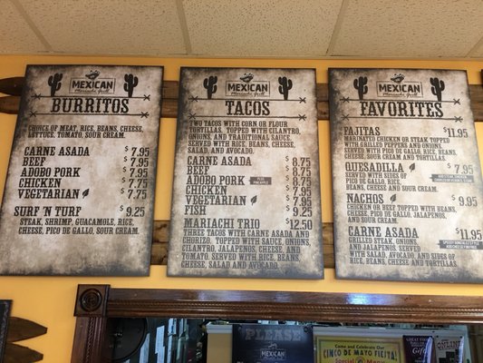 Menu photo 4 Mexican Mariachi Grill Ewing Township, NJ