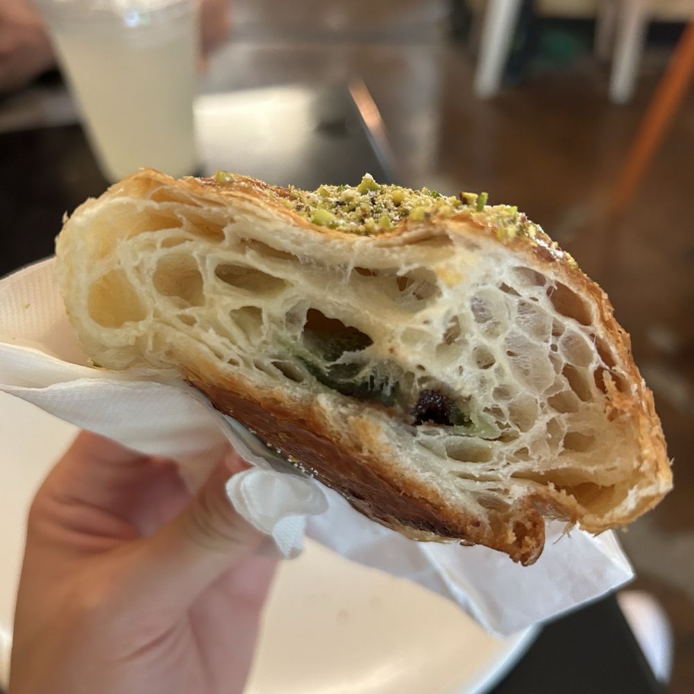 Hendrickx Belgian Bread Crafter - Pistachio Croissant - Bakeries Near Me - Chicago, Illinois Hendrickx Belgian Bread Crafter - Pistachio Croissant - Bakeries Near Me - Chicago, Illinois