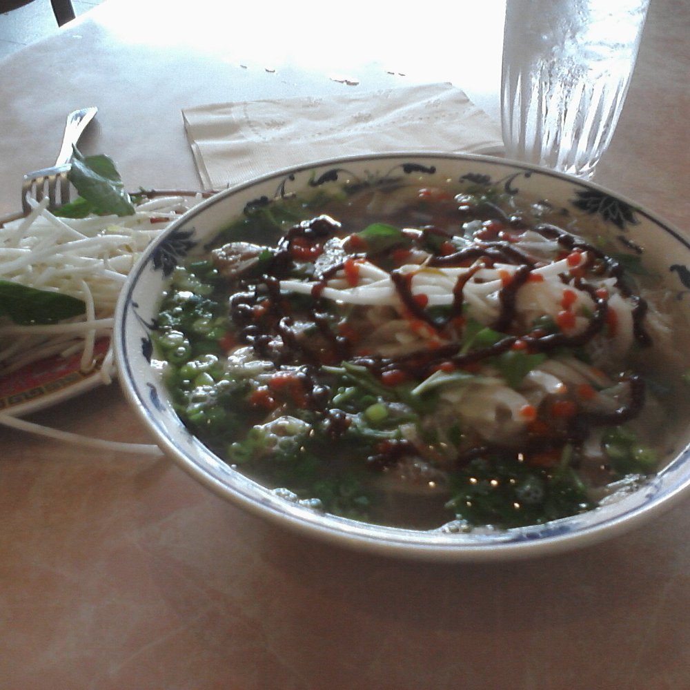 Pho 777 - A #1 Pho doctored up with sriracha sauce, hoisen sauce, basil leaves and lime juice. - Vietnamese Near Me - Reno, Nevada Pho 777 - A #1 Pho doctored up with sriracha sauce, hoisen sauce, basil leaves and lime juice. - Vietnamese Near Me - Reno, Nevada
