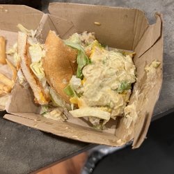 Big Mac I waited 45 mins for took a couple bites and it was like a sloppy Joe. Complete idiots work here!