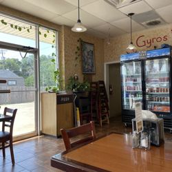 Gyros & Kebobs - Refrigerated drinks. As well as some really good sweet tea!