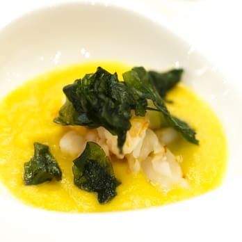 Hilton Garden Inn Jackson Downtown - Pumpkin Soup with Shrimp and Spinach - Hotels Near Me - Jackson, Mississippi