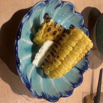 Torishin - Roasted corn that was pretty plastic tasting-- and I seriously had better with corn that I've microwaved myself. - Japanese Near Me - New York, New York Torishin - Roasted corn that was pretty plastic tasting-- and I seriously had better with corn that I've microwaved myself. - Japanese Near Me - New York, New York